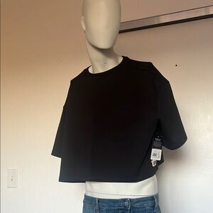 LEE Black Women's Crop Top New size XL